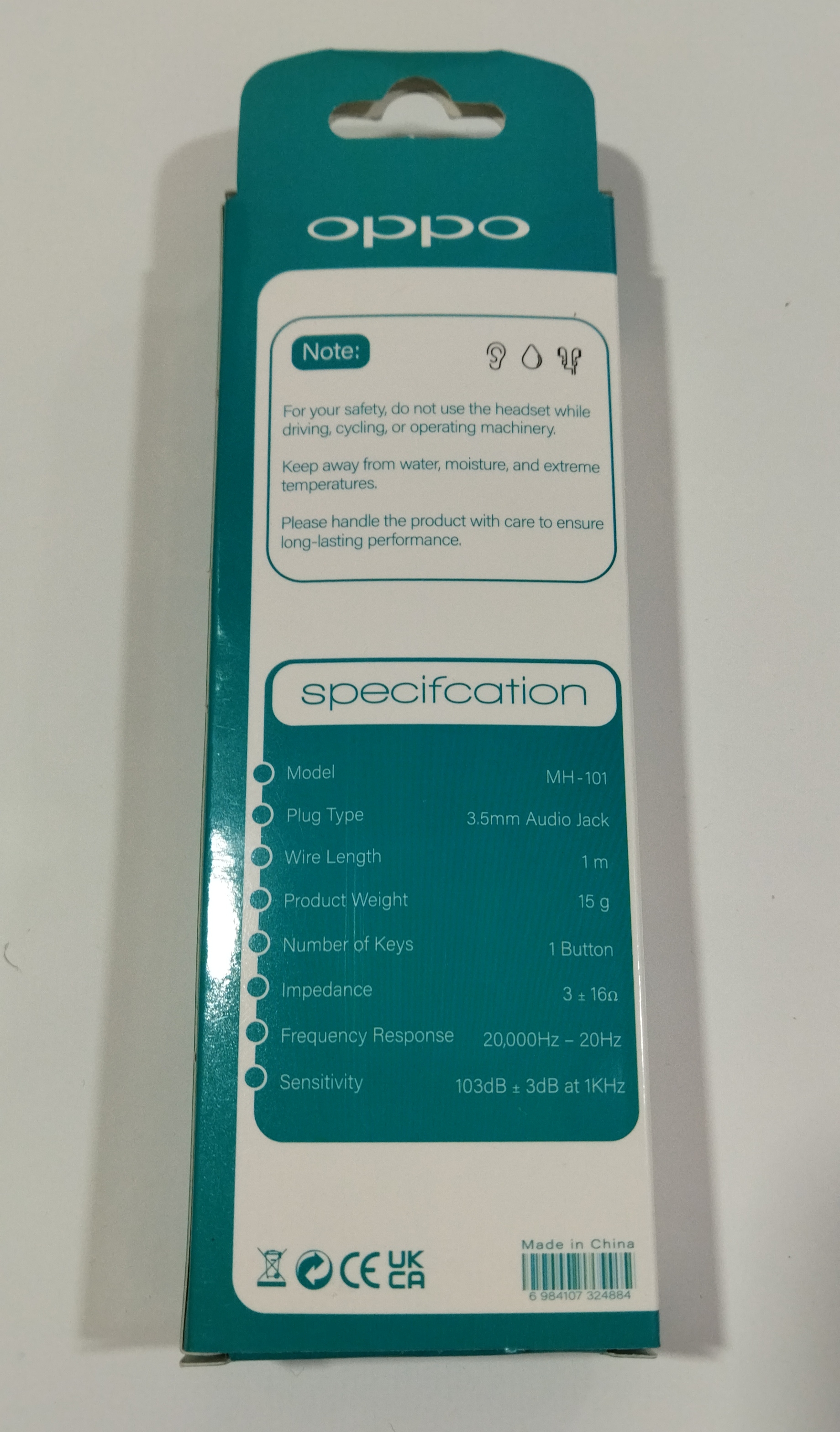 هندزفری سیمی OPPOمدلMH-101